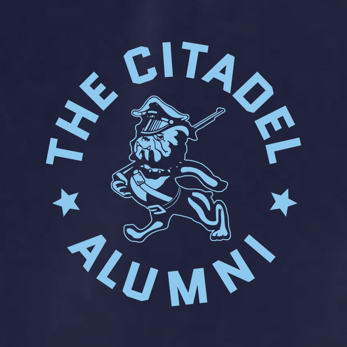 The Citadel Alumni Marching Bulldog Performance Tee-Navy