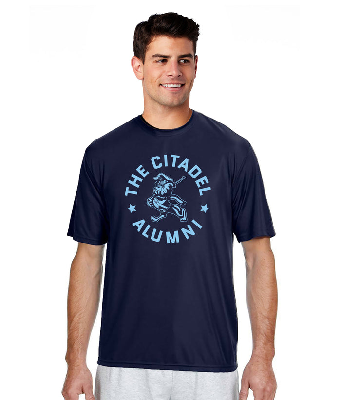 The Citadel Alumni Marching Bulldog Performance Tee-Navy