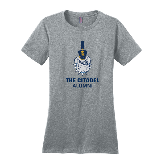 The Citadel, Alumni Spike, District ® Women’s Perfect Weight ® T-Shirt - Grey