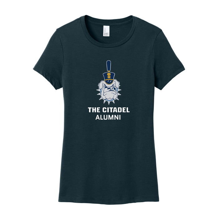 The Citadel, Alumni Spike, District ® Women’s Perfect Weight ® T-Shirt - Navy