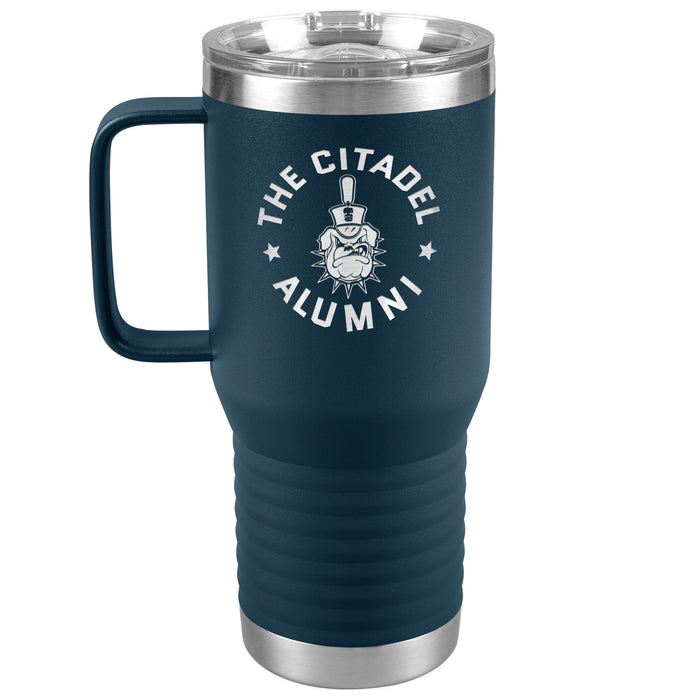 The Citadel Alumni Spike Travel Tumbler 20oz-Blue