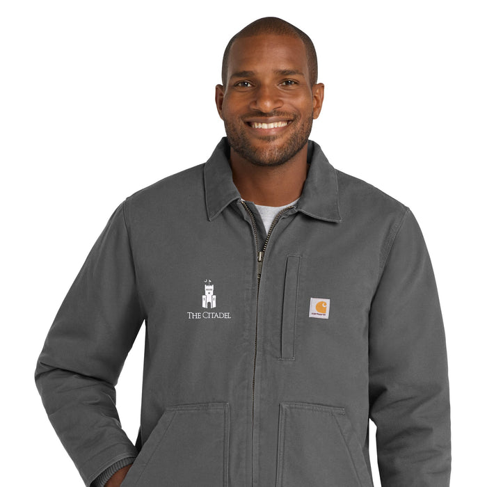 The Citadel, Barracks, Carhartt® Sherpa-Lined Coat - Grey