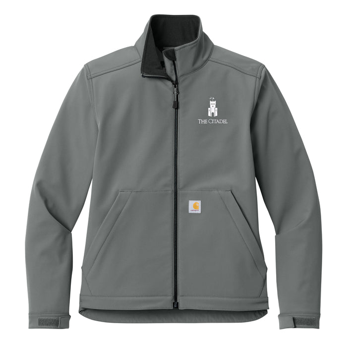The Citadel, Barracks, Carhartt® Women’s Rain Defender® Soft Shell Jacket - Grey