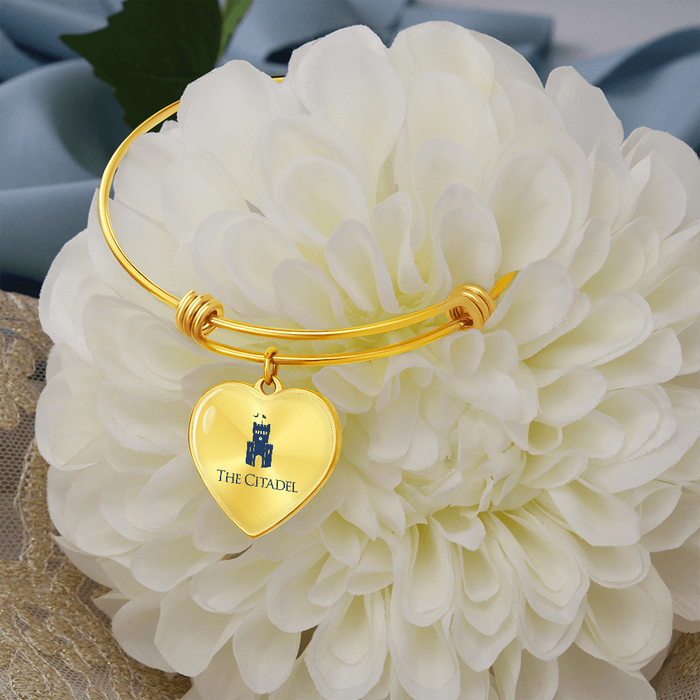 The Citadel, Barracks logo, Luxury Bangle, Engraving optional