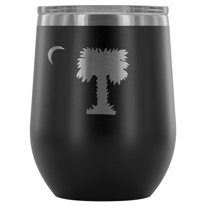 The Citadel, Big Red 12 oz Wine Tumbler
