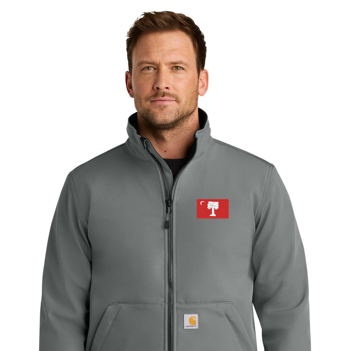 The Citadel, Big Red Flag, Carhartt® Rain Defender® Soft Shell Jacket - Grey