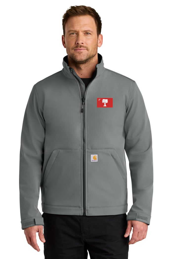 The Citadel, Big Red Flag, Carhartt® Rain Defender® Soft Shell Jacket - Grey