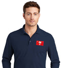 The Citadel, Big Red logo, OGIO Men's Long Sleeves Embroidery Polo