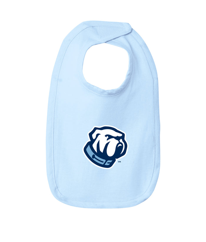 The Citadel Bulldog Infant Premium Jersey Bib-Light Blue