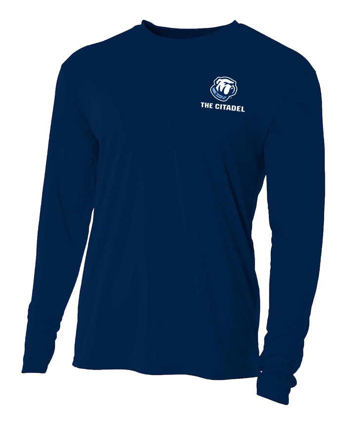 The Citadel Bulldog A4 Cooling Performance Long Sleeve Tee