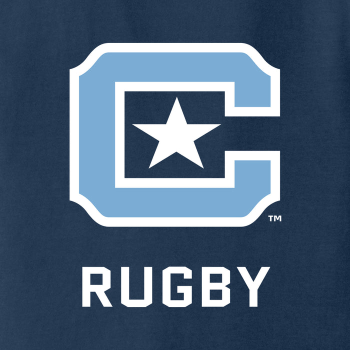 The Citadel C, Club Sports - Rugby,  Comfort Colors ® Heavyweight Ring Spun Tee Shirt - Navy