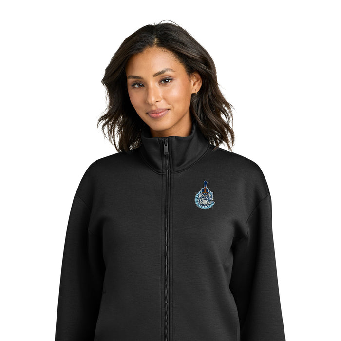 The Citadel, C Spike, Mercer+Mettle® Women’s Soft Spacer Full-Zip - Black
