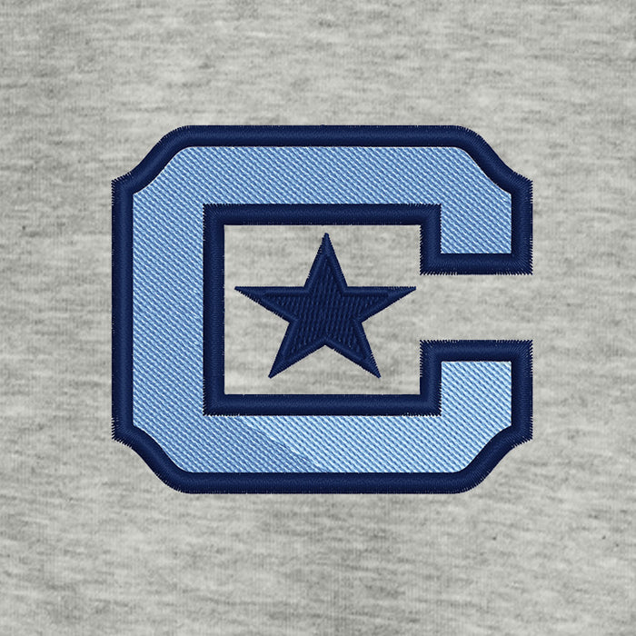 The Citadel, Spike, Embroidered Logo, Women’s Phenom Full-Zip Hoodie - Athletic Heather