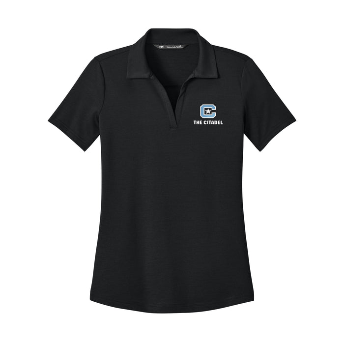 The Citadel, C Star Logo, TravisMathew Women’s Onward Polo - Black