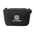 The Citadel, C Star, Port Authority® Matte Dual-Compartment Crossbody - Black
