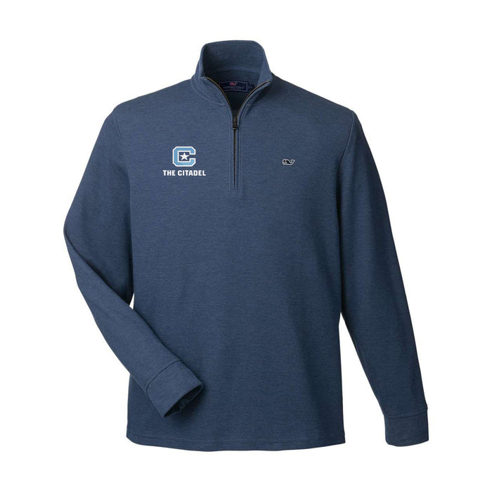 The Citadel, C Star, Vineyard Vines Men's Saltwater Quarter-Zip Pullover
