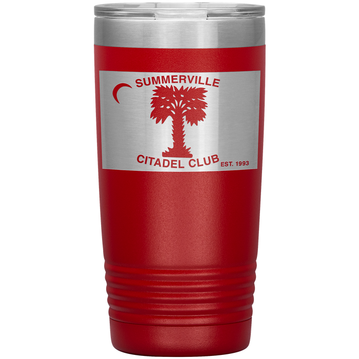 The Citadel, Citadel Club, Summerville, 20oz Insulated Tumbler - Red