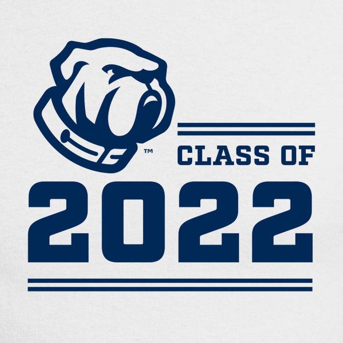 Class of 2022 Ringer Tee-White-Navy