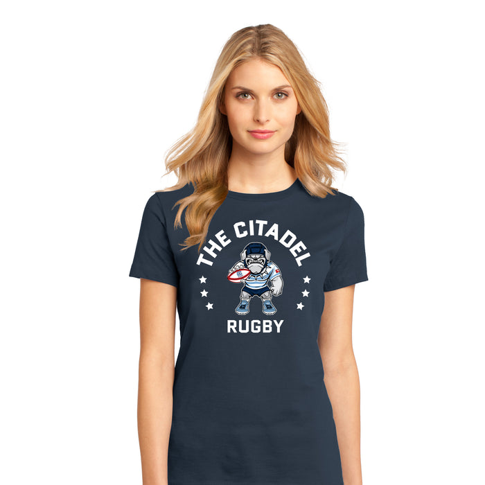 The Citadel, Club Sports - Rugby, District ® Women’s Perfect Weight ® T-Shirt - Navy