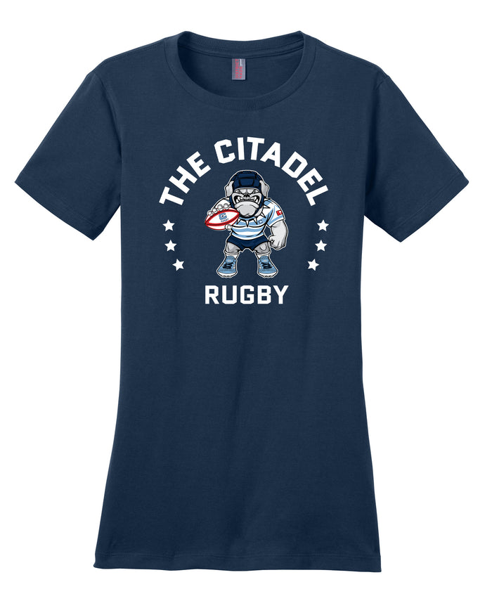 The Citadel, Club Sports - Rugby, District ® Women’s Perfect Weight ® T-Shirt - Navy