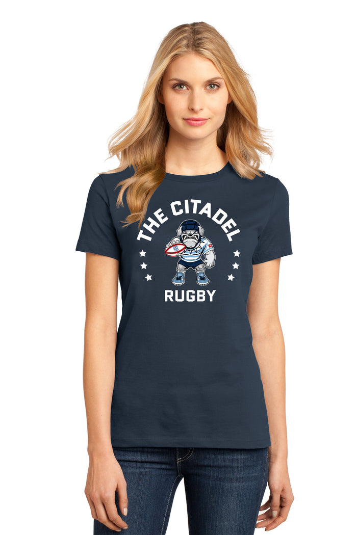The Citadel, Club Sports - Rugby, District ® Women’s Perfect Weight ® T-Shirt - Navy