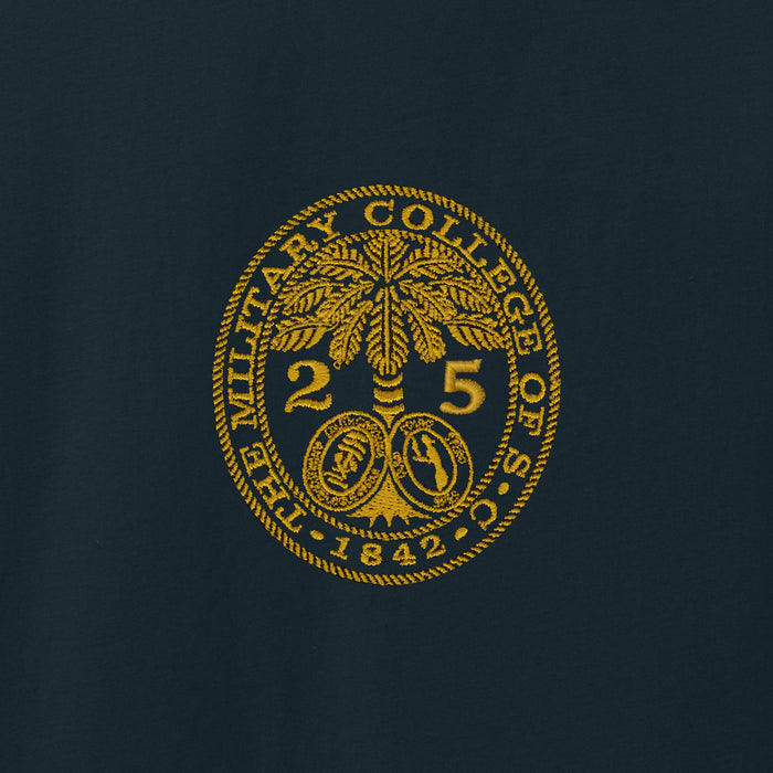 The Citadel, Customizable (Your Year) Ring Bezel Design, Perfect Weight® Icon T-Shirt - Navy