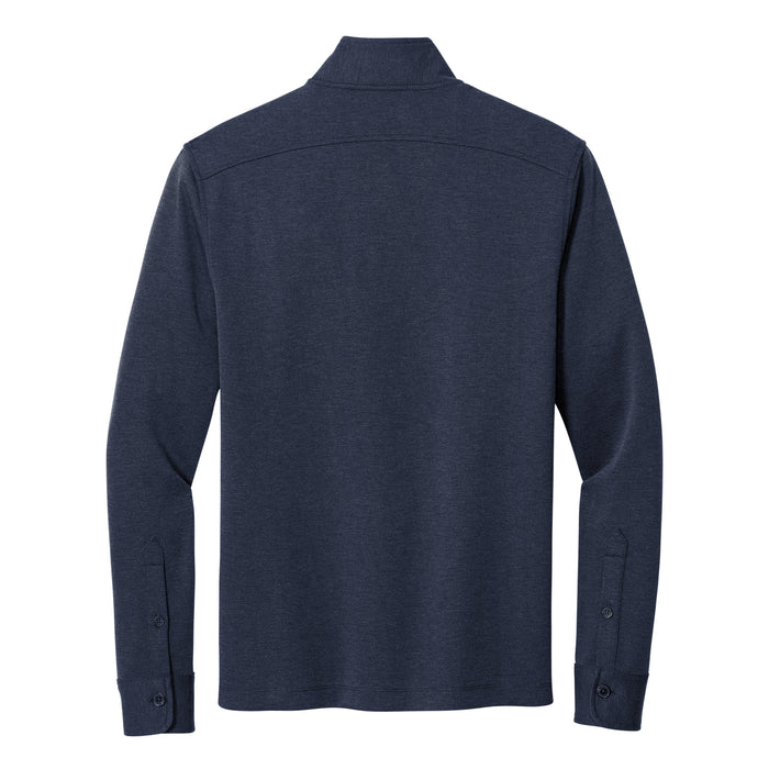 The Citadel, Spike, Brooks Brothers® Mid-Layer Stretch 1/2-Button - Navy- Back