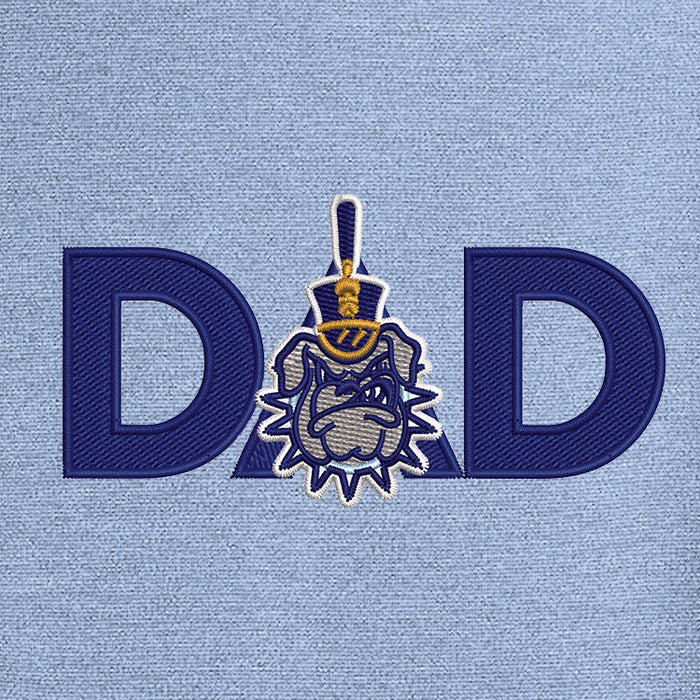 The Citadel, Dad - Spike, Brooks Brothers® Mid-Layer Stretch 1/2-Button - Navy - Light Blue