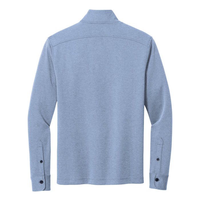The Citadel, Spike, Brooks Brothers® Mid-Layer Stretch 1/2-Button - Light Blue - Back