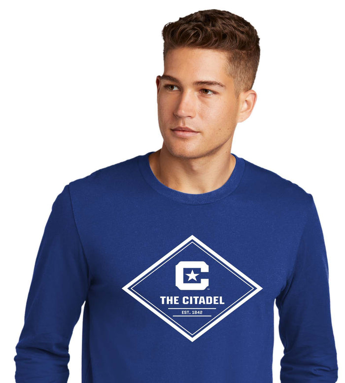 The Citadel EST. 1842 Cotton Long Sleeve Tee-Royal