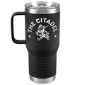 The Citadel Marching Bulldog Travel Tumbler- 20oz-Black