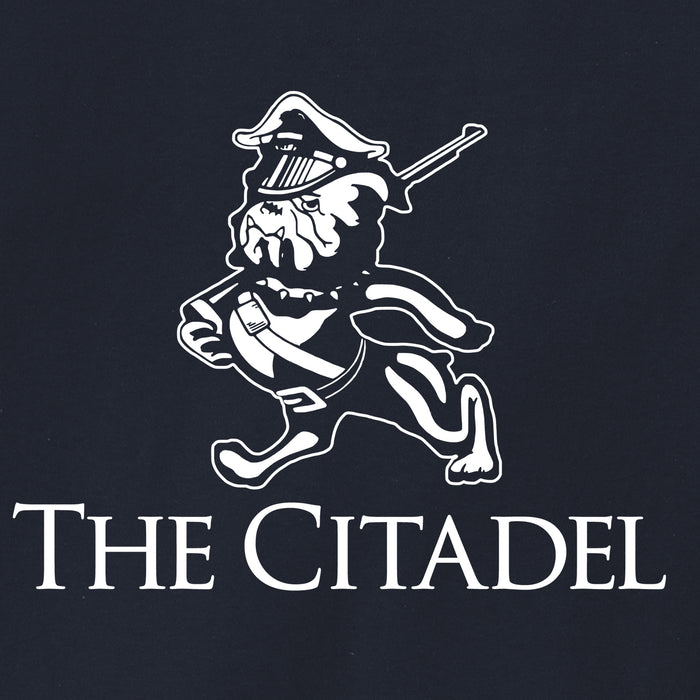 The Citadel Marching Bulldog Unisex Sponge Fleece Drop Shoulder Sweatshirt