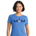 The Citadel, Mom and Spike, Women’s Tri-Blend T-Shirt - Carolina blue