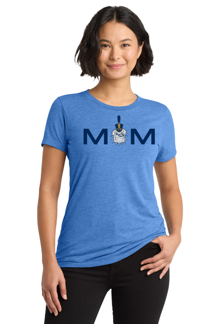The Citadel, Mom and Spike, Women’s Tri-Blend T-Shirt - Carolina blue