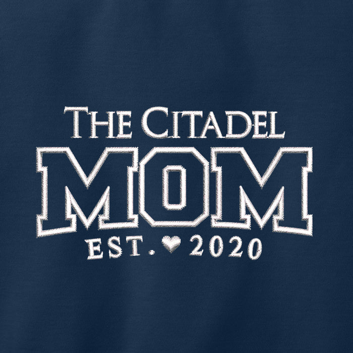 The Citadel Mom, Customizable (Cadet Year) Embroidered, Comfort Colors ® Ring Spun Crewneck Sweatshirt
