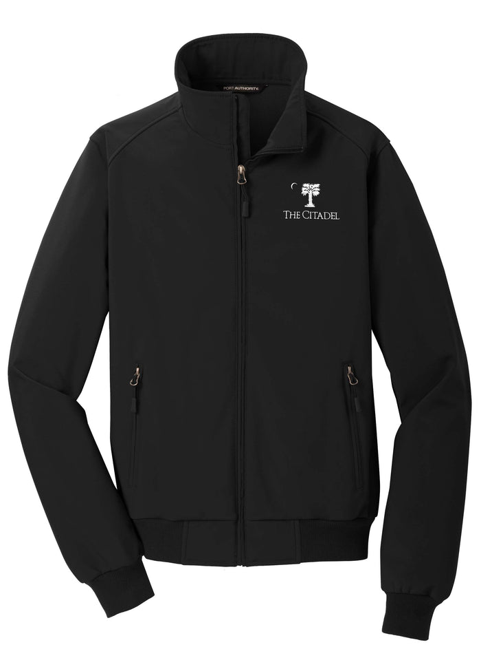 The Citadel Palmetto Soft Shell Bomber Jacket-Black