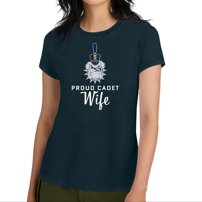 The Citadel, "Proud Cadet Wife," District ® Women’s Perfect Weight ® T-Shirt