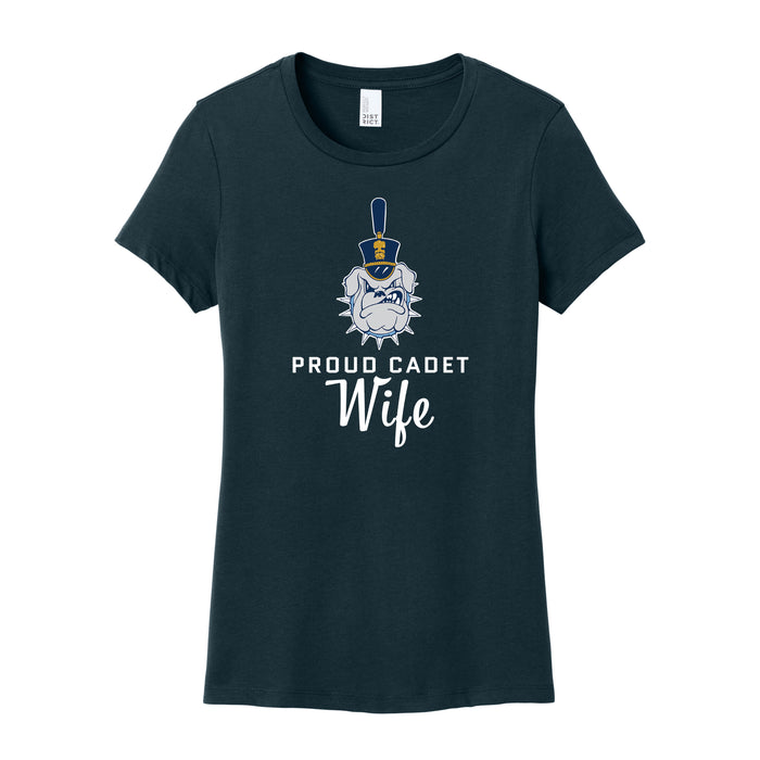 The Citadel, "Proud Cadet Wife," District ® Women’s Perfect Weight ® T-Shirt
