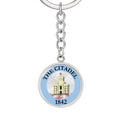 The Citadel, PT Barracks, Customized Engravable Keychain