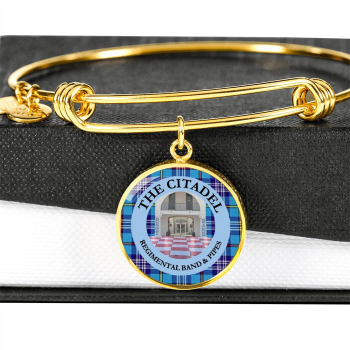 The Citadel Regimental Band and Pipes Custom Engravable Bangle