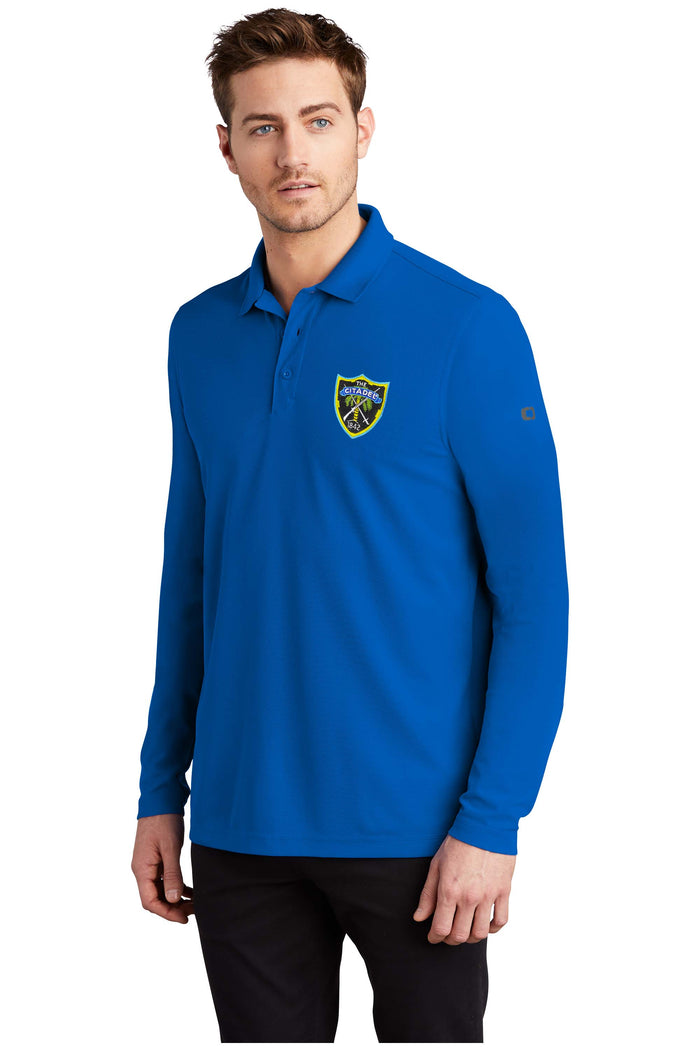 The Citadel Shield OGIO Men's Long Sleeves Embroidery Polo