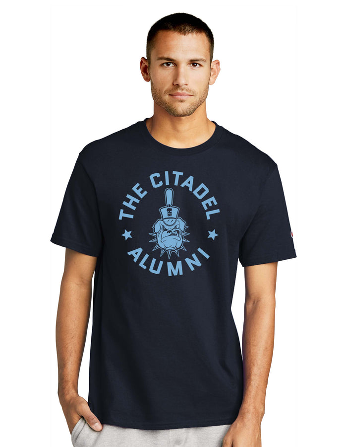 The Citadel Spike Alumni and Stars Champion Jersey Tee.Navy