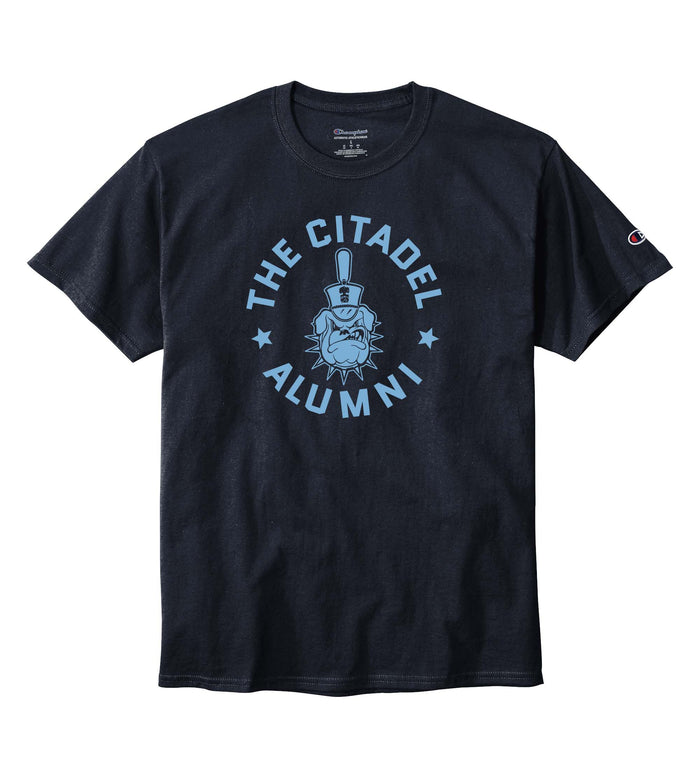 The Citadel Spike Alumni and Stars Champion Jersey Tee. NAvy