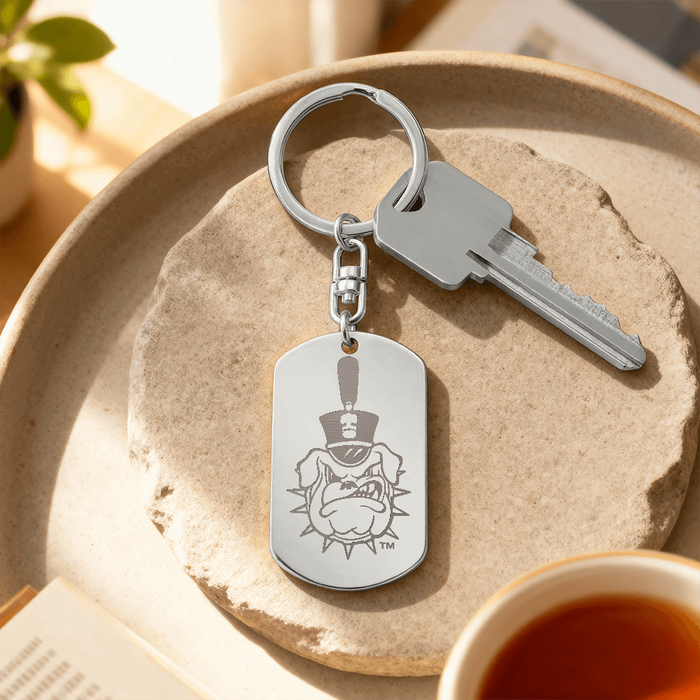 The Citadel, Spike, Engraved Dog Tag Keychain