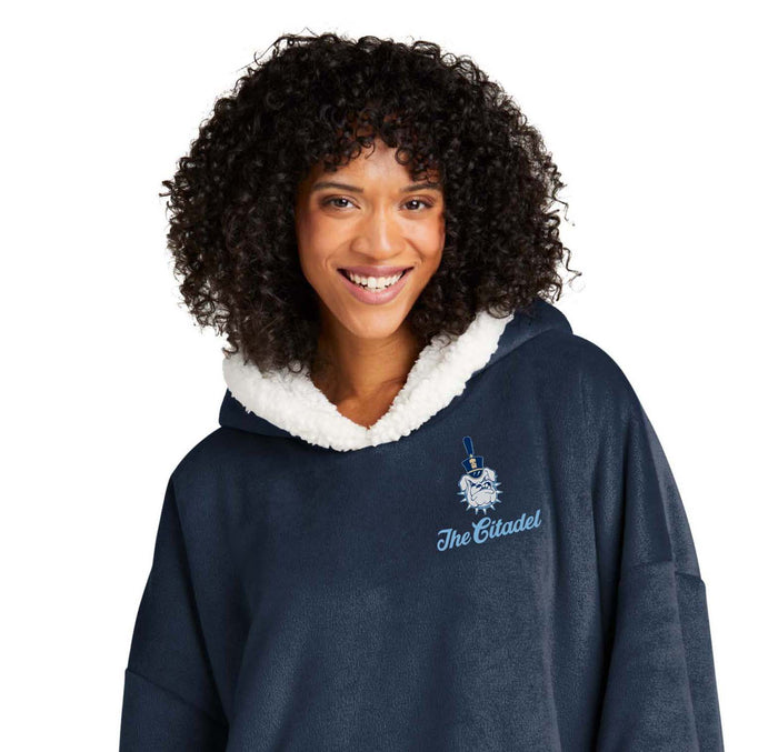 Citadel Spike Mountain Lodge Wearable Blanket-Navy