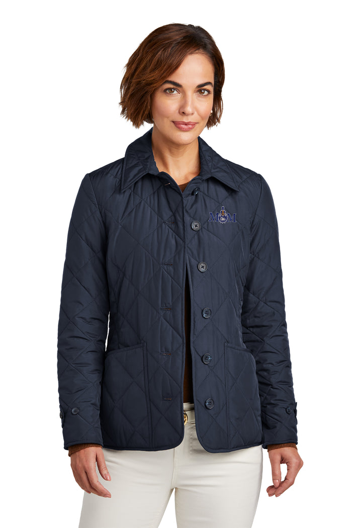 The Citadel, Spike-Mom, Brooks Brothers® Women’s Quilted Jacket- Navy