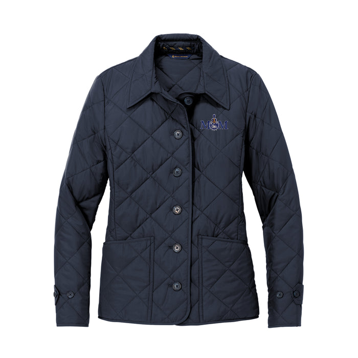 The Citadel, Spike-Mom, Brooks Brothers® Women’s Quilted Jacket- Navy
