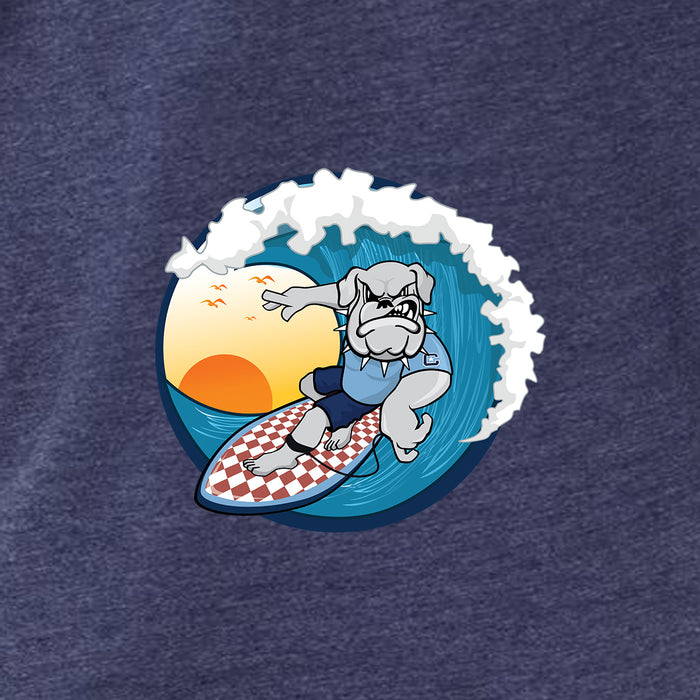 The Citadel, Spike Surfing, Infant Fine Jersey Raglan Bodysuit with Hood & Ears - Navy