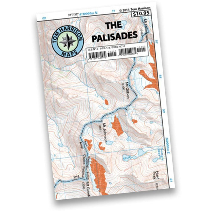 Tom Harrison The Palisades Trail Map