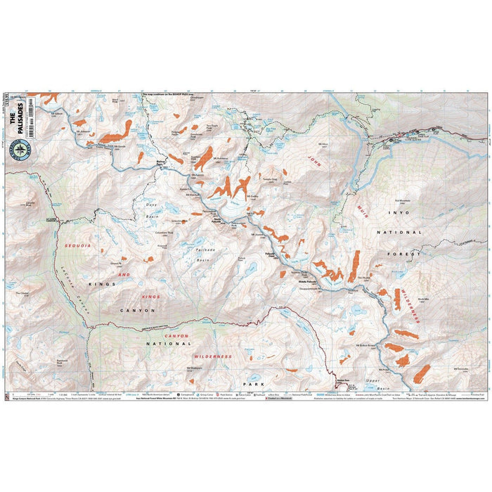 The Palisades Trail Map